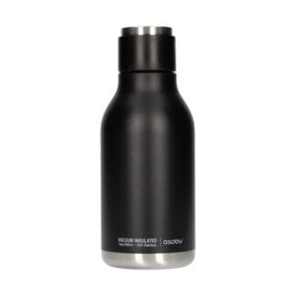Asobu - Urban Water Bottle Czarny - Butelka termiczna 460 ml