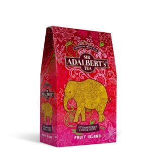 ADALBERT'S FRUIT ISLAND STRAWBERRY & ROSE HIPS 80G KARTONIK