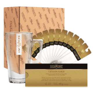 Richmont Ceylon Gold 12 Saszetek + Szklanka Hot Winter