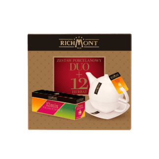 Zestaw Porcelanowy DUO + 12 Herbat Richmont