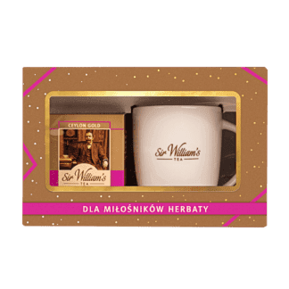 Zestaw Sir William's Tea 15 Herbat Ceylon Gold Z Kubkiem Porcelanowym