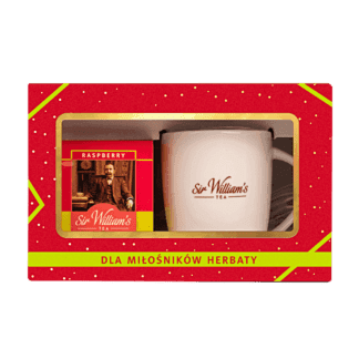 Zestaw Sir William's Tea 15 Herbat Raspberry Z Kubkiem Porcelanowym