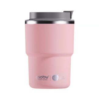 Asobu - Pick Me Up Różowy - Kubek termiczny 380 ml