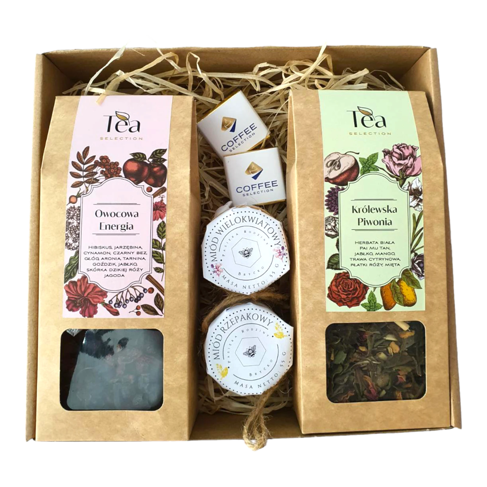 Zestaw prezentowy herbat i kaw 'COFFEE SELECTION'