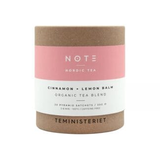 Teministeriet - NOTE Cinnamon Lemon Balm Organic - Herbata Ziołowa 20 Torebek