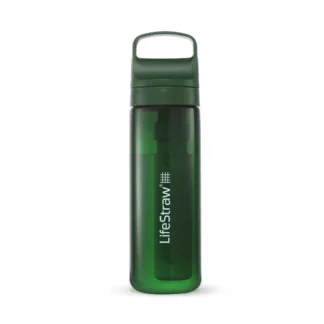 Zielona butelka LifeStraw Go 2.0 o pojemności 0,65 litra z filtrem – praktyczne i ekologiczne rozwiązanie dostępne w sklepie Coffee Selection.