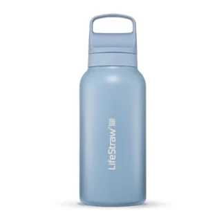 LifeStraw Go 2.0 Termiczna Butelka z Filtrem Membranowo-Węglowym 1 L Icelandic Blue