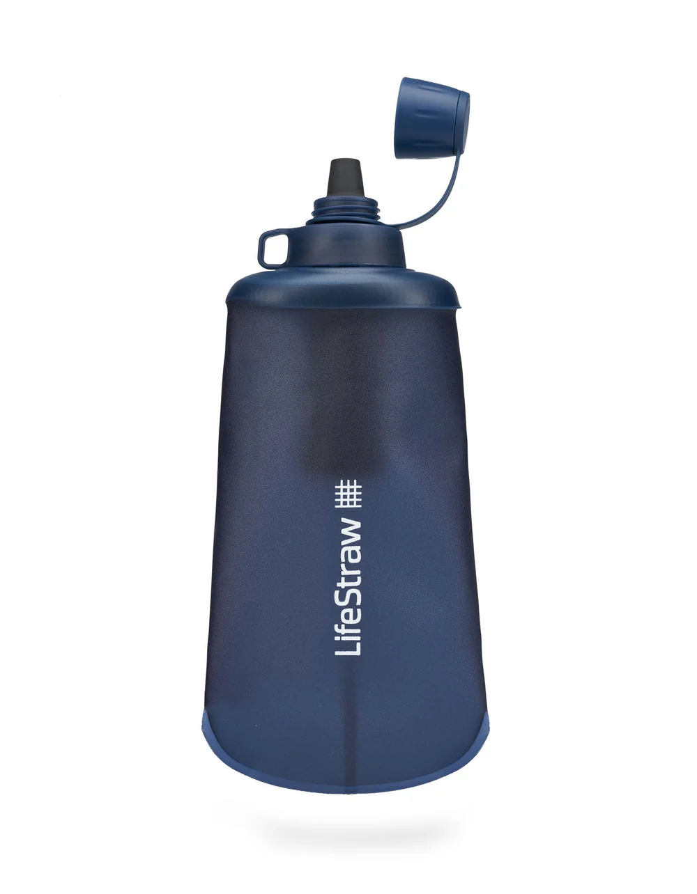 LifeStraw Peak Series Składana Butelka Wyciskana 650 ml z Filtrem Mount Blue