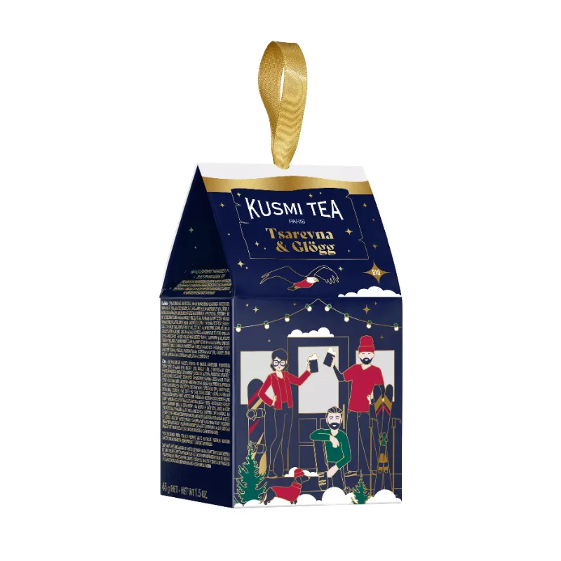 Kusmi Tea Zestaw Świąteczny 2 Mini Puszek Tsarevna i Glögg Bio Noël 2024