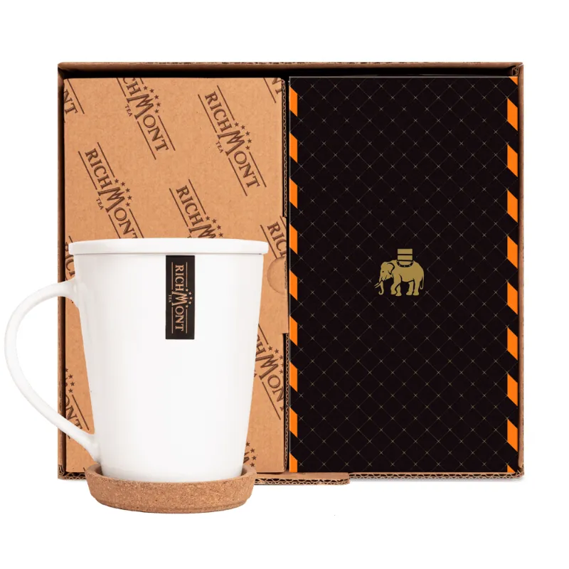 Herbatka Richmont Mango Maui 40szt porcelanowy zestaw do celebracji herbaty