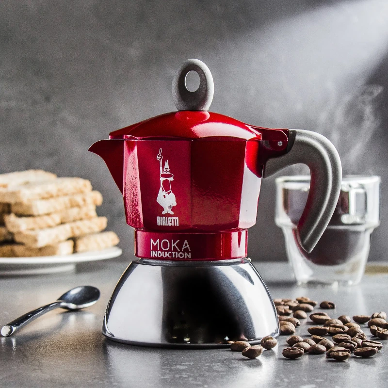 Bialetti - New Moka Induction 2tz czerwona