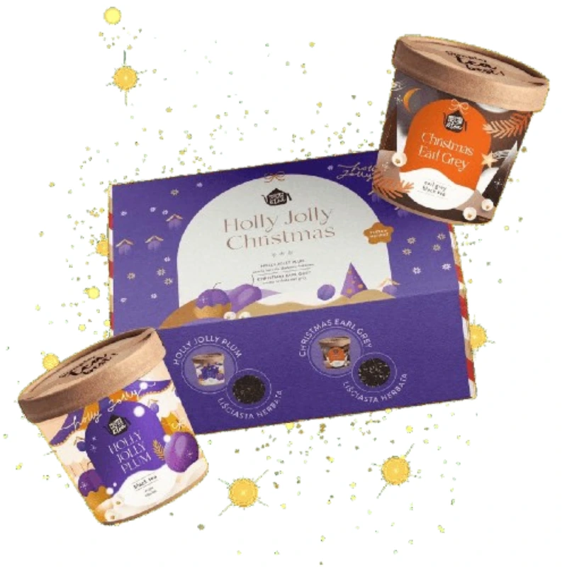Brown House Tea - HOLLY JOLLY CHRISTMAS Tea box – świąteczny zestaw herbat 2x50g