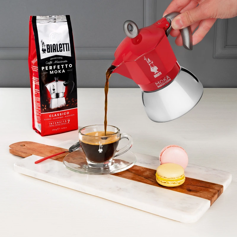 Bialetti - New Moka Induction 2tz czerwona