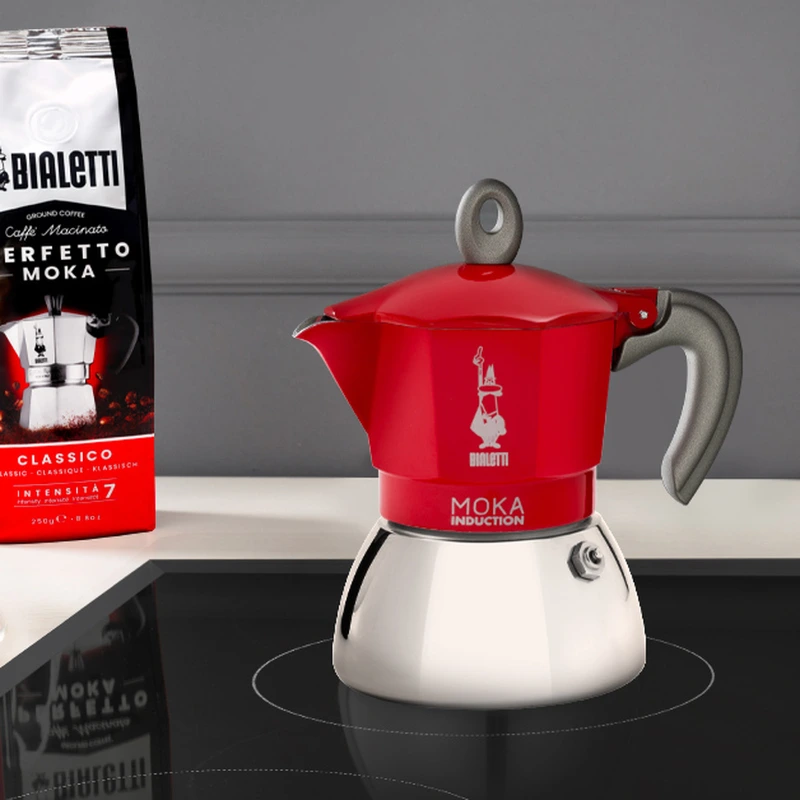 Bialetti - New Moka Induction 2tz czerwona