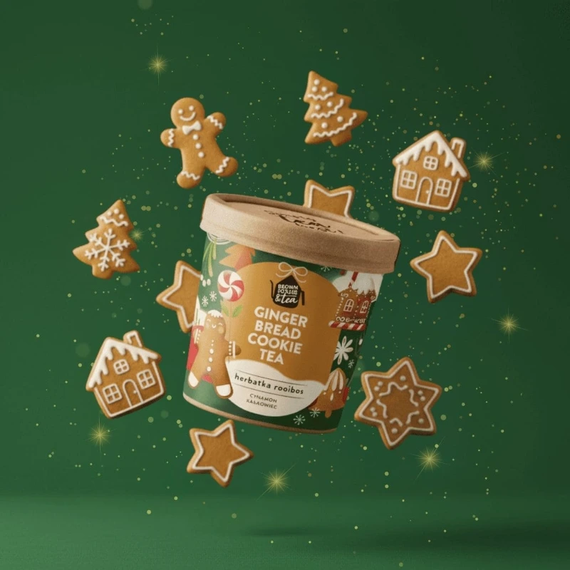 Brown House Tea - Gingerbread Cookie Tea – herbatka rooibos z cynamonem 50g