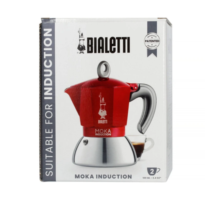 Bialetti - New Moka Induction 2tz czerwona
