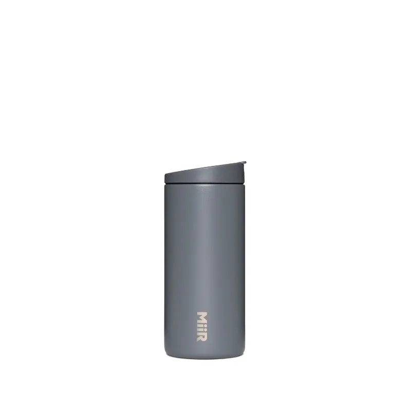 MiiR Flip Traveler 350 ml Szary termiczny kubek ze szczelną pokrywką
