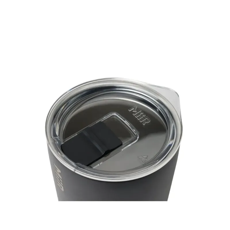 MiiR Tumbler 350 ml Czarny stalowy kubek termiczny z pokrywką Press-fit