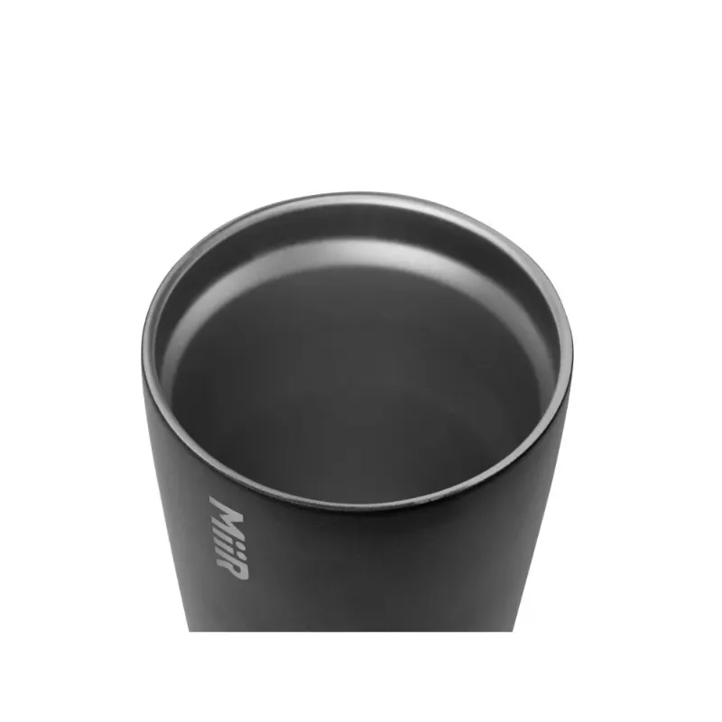 MiiR Tumbler 350 ml Czarny stalowy kubek termiczny z pokrywką Press-fit