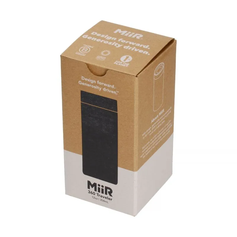 MiiR 360 Traveler 350 ml Kubek termiczny z pokrywką 360° czarny