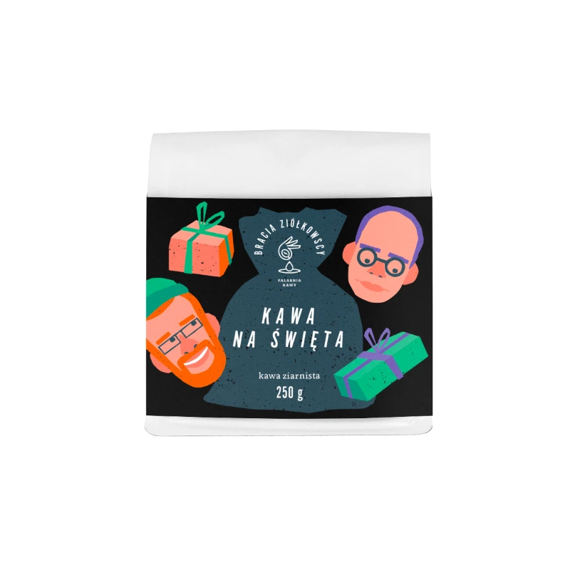 Bracia Ziółkowscy - Kawa na Święta Brazylia Natural Espresso - 250 g