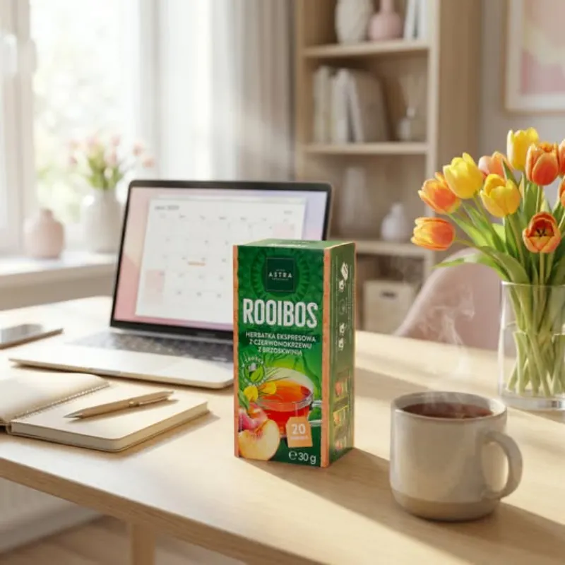 ASTRA - ROOIBOS z czarnym bzem - 20 Saszetek