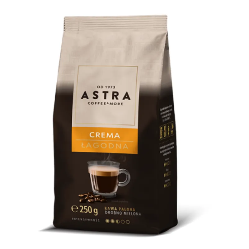 ASTRA - Kawa Łagodna Crema mielona - 250g