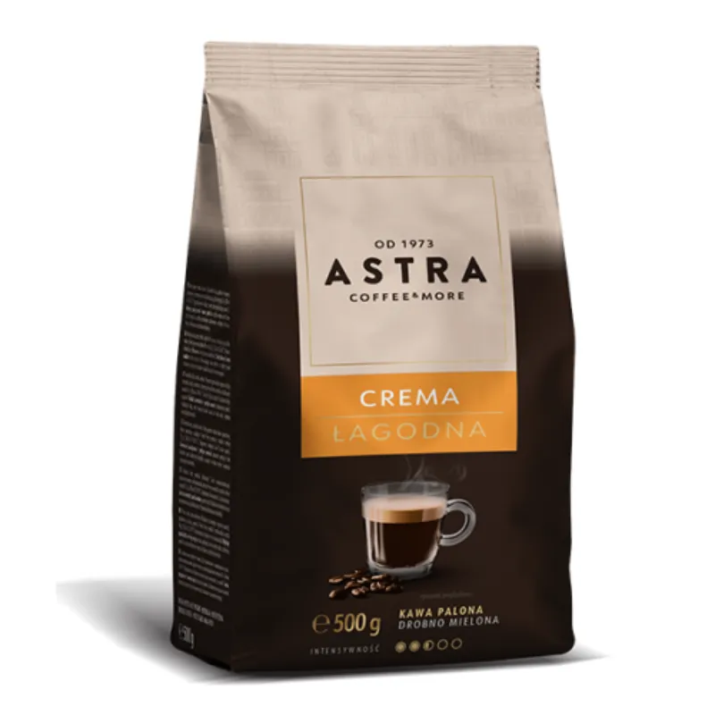 ASTRA - Kawa Łagodna Crema mielona - 500g