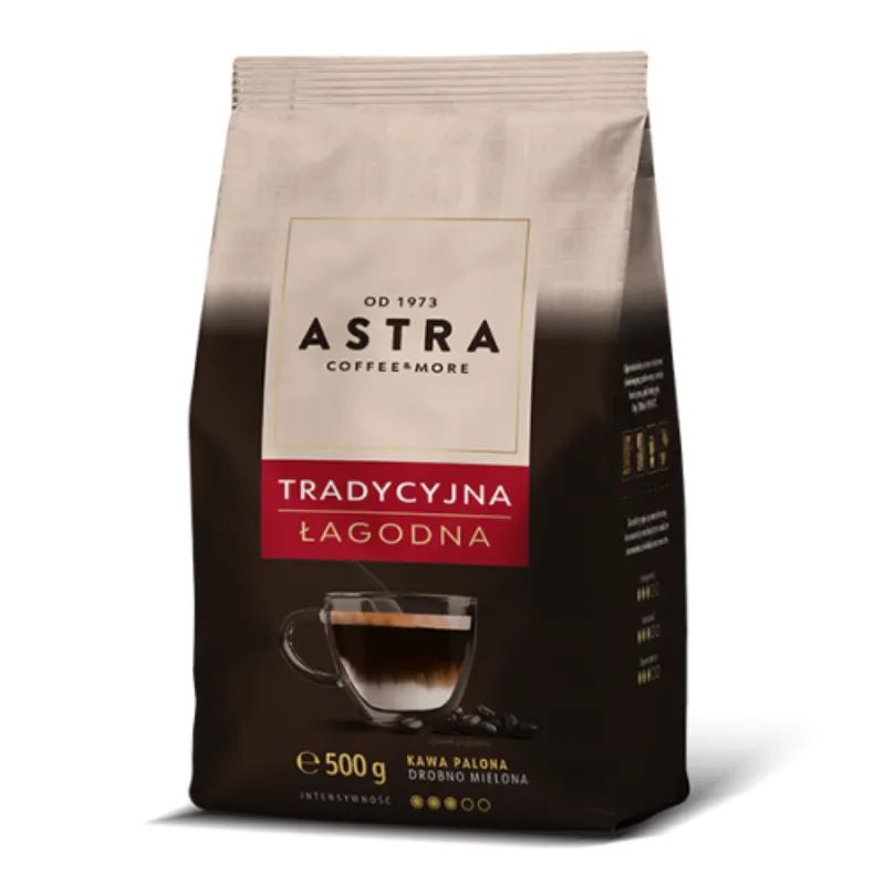 ASTRA - Kawa Łagodna Tradycyjna mielona - 500g