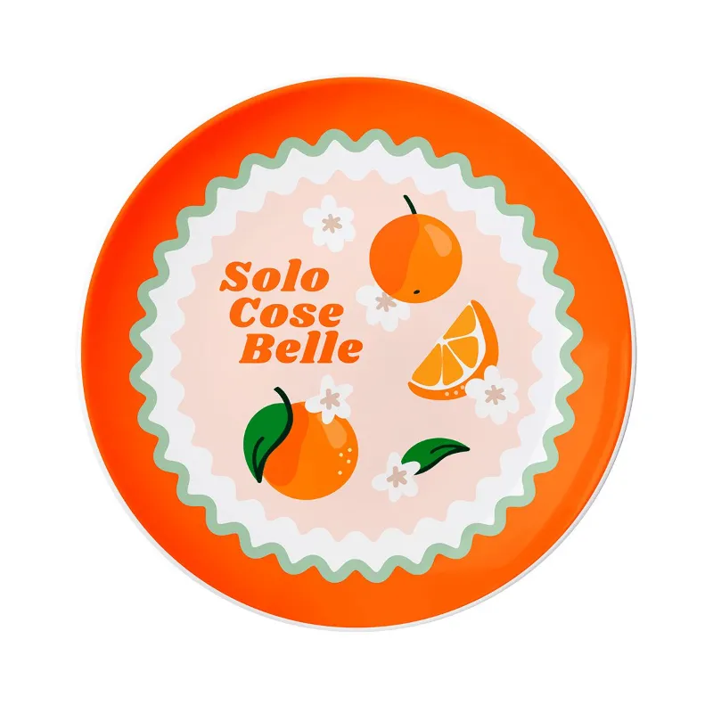 Bialetti - Fruit Vibes Talerz deserowy w pomarańcze