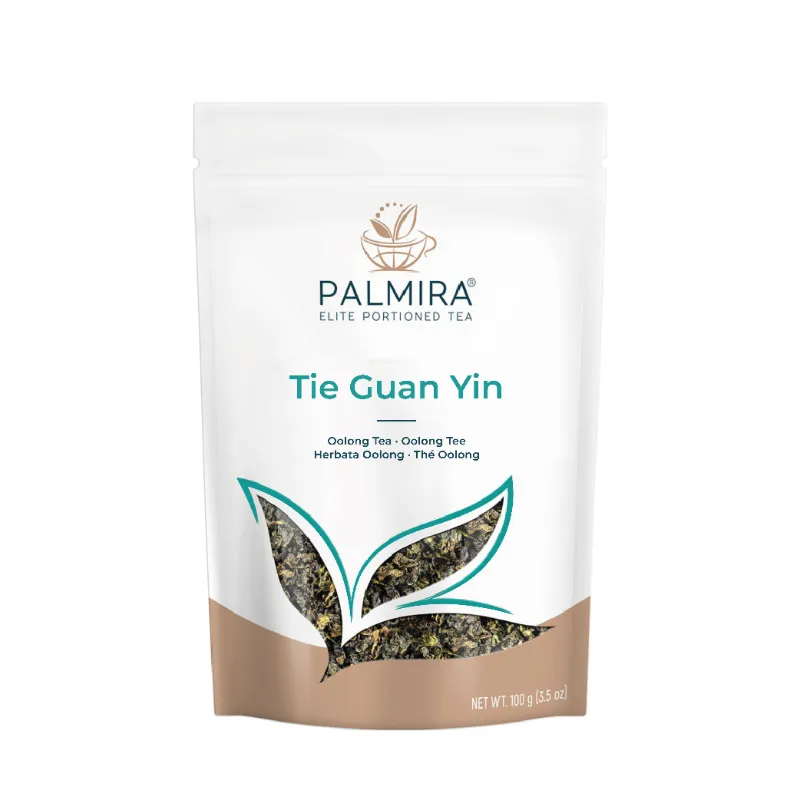 PALMIRA Tie Guan Yin Oolong Herbata Chińska 100 g | Herbata Turkusowa Premium | Liściasta Herbata Sypana