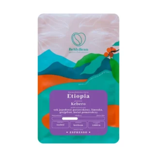 BeMyBean Etiopia Kebero Washed Espresso kawa ziarnista 1 kg