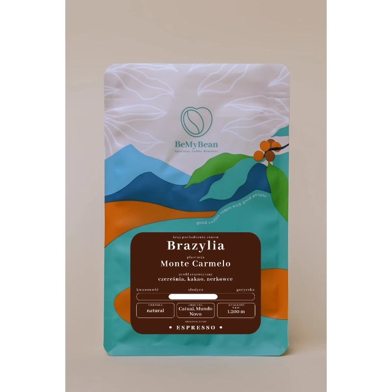 BeMyBean Brazylia Monte Carmelo Natural Espresso Kawa Ziarnista 1 kg