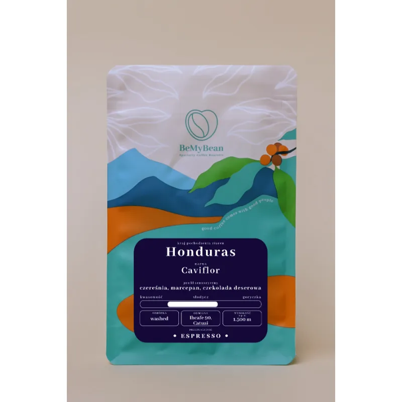 BeMyBean Honduras Caviflor Washed Espresso kawa ziarnista 1 kg